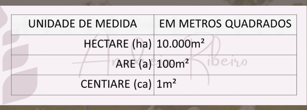 Qual a diferença entre ARE e Alqueire?